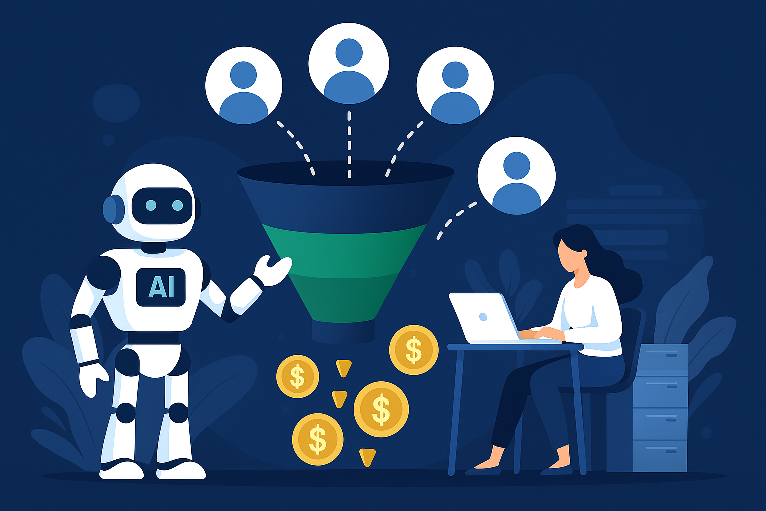 Embudo de ventas automatizado